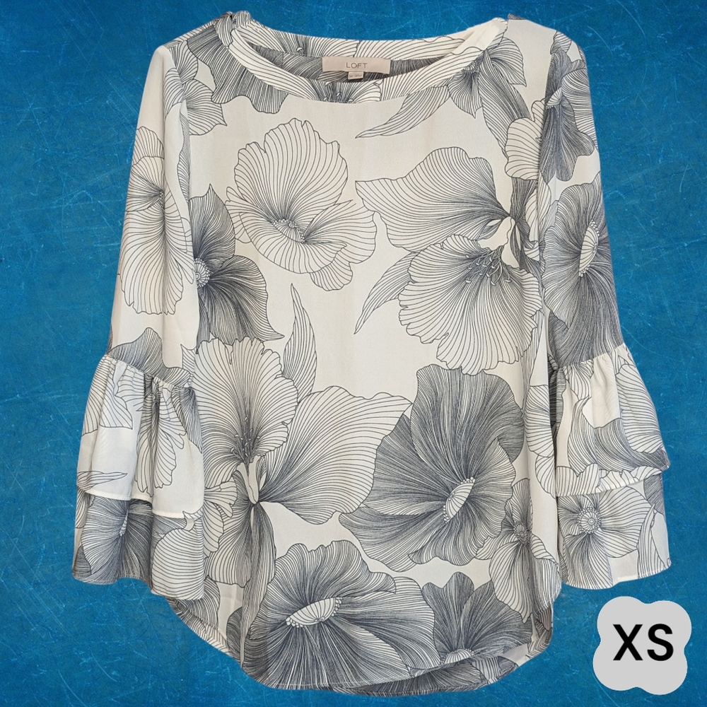 Flowy Floral Blouse Top